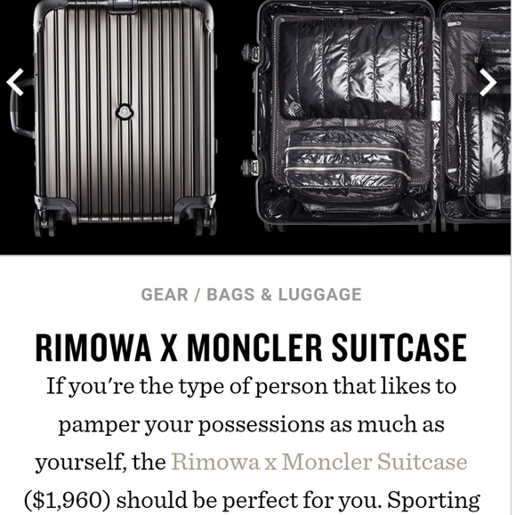 Limited Moncler x Rimowa travel bags - Picture 2 of 12